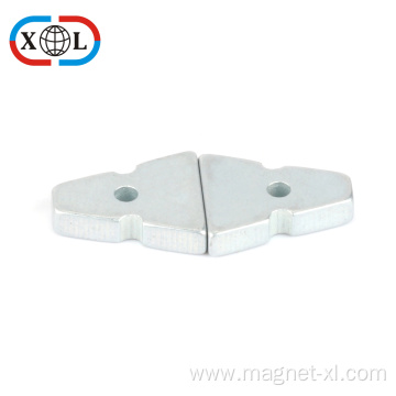 Custom Shape N45H Permanent NdFeB Magnet with Hold